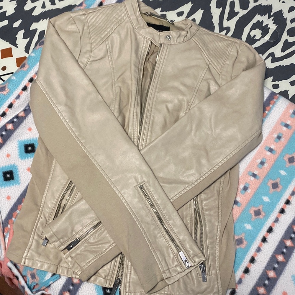 Express faux leather jacket